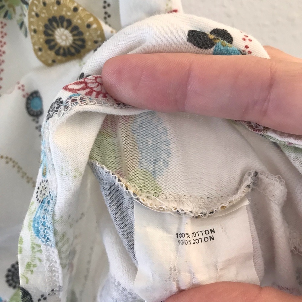 Motherhood Maternity Print Shirt Size Large - Picture 4 of 6